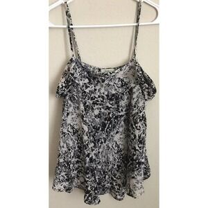 Anthropologie Porridge Top S Silk Animal Print